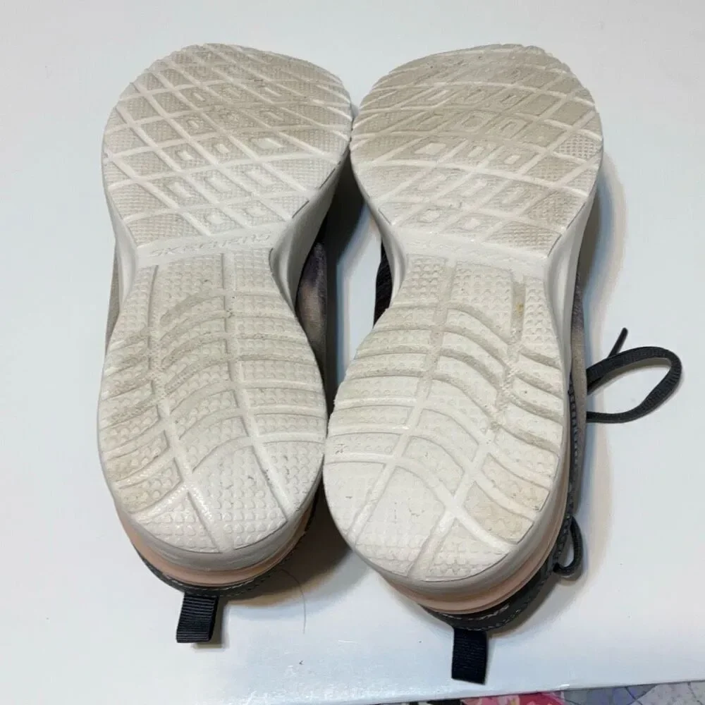 Skechers Skech-Air Grey and Pink Sneakers, 9. Memory Foam